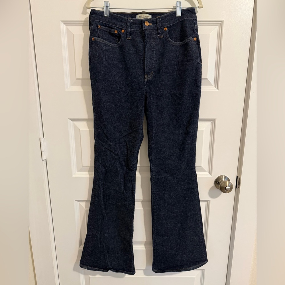 Dark Wash Women’s Flare Jeans - Classic High-Rise
